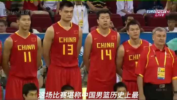 08年奥运会中国男篮vs美国梦之队。中国男篮每个人都是敢打敢拼